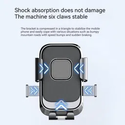 coku Phone Holder for Scooty 360° Rotation Mobile Holder for Scooty Universal Mobile Holder for Bike, Bicycle, Motorcycle Mirror Rod Compatible with 4.7 to 7 inch Smartphones (Black) image 4