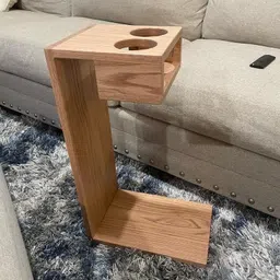 OGESTA Solid sheesham Wood ofa Caddy Stand 22 inch for Walnut Finish image 4