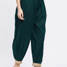 Clora Creation Embellished Pure Cotton Afghani Salwar image 2