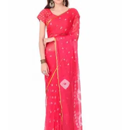 Reboot Fashions Bandhani Zari Pure Chiffon Bandhani Saree-picture-21