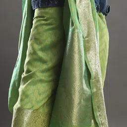 Mitera Woven Design Zari Banarasi Saree image 5