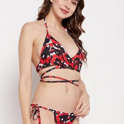 SECRETS BY ZEROKAATA Printed Swim Bikini Set image 2