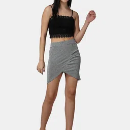 Popwings Embellished Tulip Mini Skirt image 3