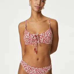 Marks & Spencer Printed Padded Bandeau Bikini Top-picture-18