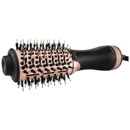 VEGA LitStyle L3 Hair Dryer Brush with 3 Heat Settings (Tourmaline Ceramic Coated Barrel, Black and Gold)-image-20