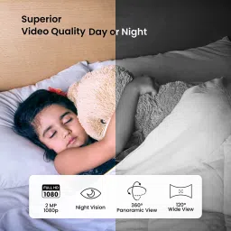 KENT CamEye HomeCam 360 IP CCTV Security Camera (360 Degree Panoramic View, 17010, White) image 2