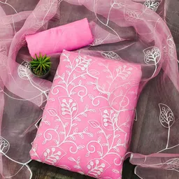 KALINI Ethnic Motifs Embroidered Unstitched Dress Material-picture-18