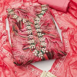 MANVAA Floral Printed Unstitched Dress Material-picture-30