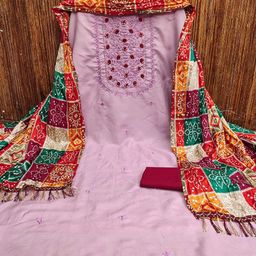 KALINI Embroidered Unstitched Dress Material-image-72