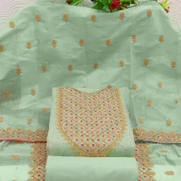 TAVAS Embroidered Unstitched Dress Material-picture-24