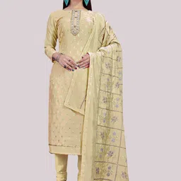 Maroosh Ethnic Motifs Woven Design Banarasi Jacquard Unstitched Dress Material-picture-38