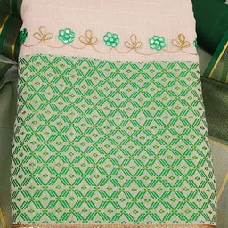 SHADOW & SAINING Ethnic Motifs Woven Design Unstitched Dress Material image 4