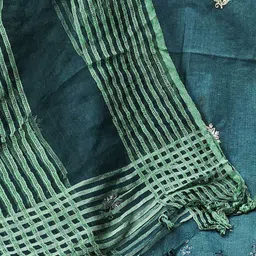 MANVAA Embroidered Unstitched Dress Material image 3