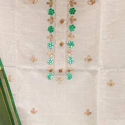 SHADOW & SAINING Ethnic Motifs Woven Design Unstitched Dress Material image 3