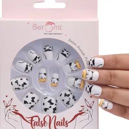 BEROMT 12-Pcs Animal Printed False Nails Box - 30 gm image 1