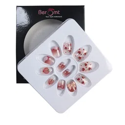 BEROMT 12 Pcs Long-Lasting Reusable Lightweight Salon Finish Press On Nail Tips - 740 image 1