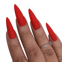 BEROMT 12Pcs Premium Matte Salon Finish Lightweight Press on False Nails Kit - Shade 566 image 2