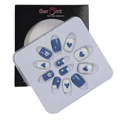BEROMT 12 Pcs Long-Lasting Casual Salon Finish Press On Nails - Shade 731 image 2