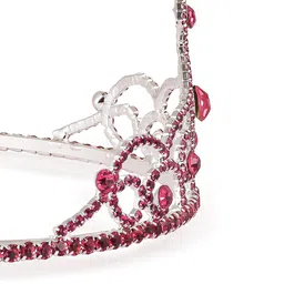 hair drama co. HAIR DRAMA COMPANY Girls Pink Embellished Tiara image 5