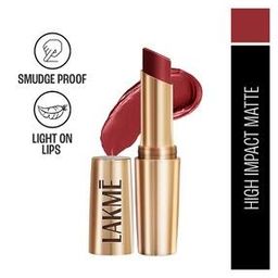 lakme 9 to 5 Powerplay Priming Matte Lipstick Lasts 16 Hrs - Cherry Chic-picture-22