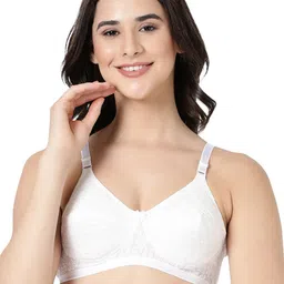 BLOSSOM Embroided Full Coverage Medium Support Pure Cotton Everyday Bra-All Day Comfort image 1