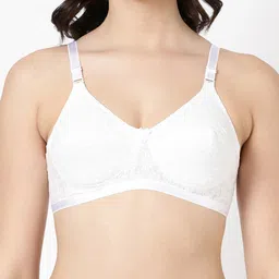 BLOSSOM Embroided Full Coverage Medium Support Pure Cotton Everyday Bra-All Day Comfort image 4