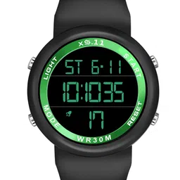 SWADESI STUFF Unisex Green Dial & Black Straps Digital Automatic Watch-picture-26