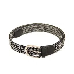Calvadoss Girls Black & White Braided Elastic Belt-picture-38