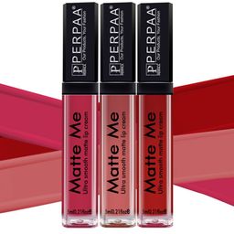 PERPAA Set of 3 Matte Me Ultra Smooth Lip Creams - 5 ml Each-picture-4