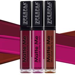 PERPAA Set Of 3 Matte Me One Stroke Ultra Smooth Matte Lipstick - 5ml Each-picture-47