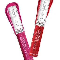 FORFOR Set Of 2 Stay Matte Waterproof Non Transfer Liquid Lipstick - 2.5ml Each-picture-4
