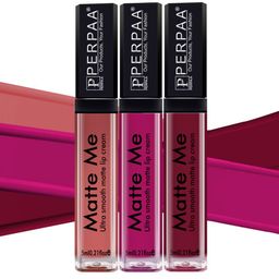 PERPAA Set Of 3 Matte Me One Stroke Ultra Smooth Matte Lipstick - 5ml Each-picture-45