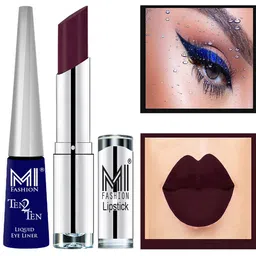 MI FASHION Ten2Ten Liquid Eyeliner 03 & Creme Matte Lipstick - 06-picture-16