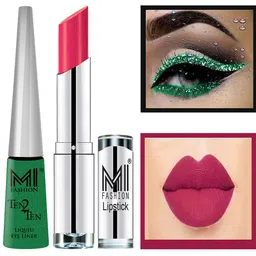 MI FASHION Ten2Ten Liquid Eyeliner 04 & Creme Matte Lipstick - 05-picture-28