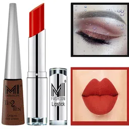 MI FASHION Ten2Ten Liquid Eyeliner 05 & Creme Matte Lipstick - 16-picture-39