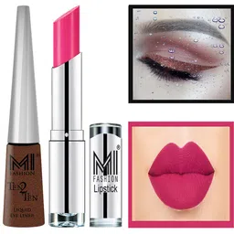MI FASHION Ten2Ten Liquid Eyeliner 05 & Creme Matte Lipstick - 17-picture-30