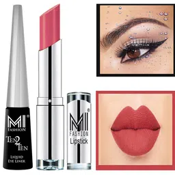 MI FASHION Ten2Ten Liquid Eyeliner 01 & Creme Matte Lipstick - 24-picture-17