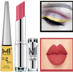 MI FASHION Set of Ten2Ten Liquid Eyeliner - 02 & Creme Matte Lipstick - 24-picture-20