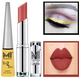 MI FASHION Ten2Ten Liquid Eyeliner 02 & Creme Matte Lipstick - 21-image-65