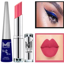 MI FASHION Ten2Ten Liquid Eyeliner 03 & Creme Matte Lipstick - 18-picture-35