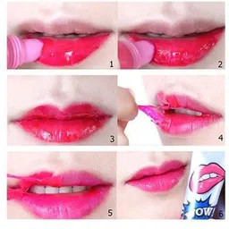 Adbeni Wow Set Of 3 Longwear Glossy Peel Off Lip Color 15g Each- Orange-Sexy Red-Peach image 5