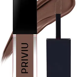 PRIVIU Soft Touch Matte Long-Lasting Waterproof Liquid Lipstick 4.5ml- Chocolate Brown 535 image 2