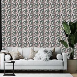 Wallpics Green & Brown Printed Self-Adhesive Wall Sticker-image-31