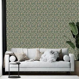 Wallpics Green & Brown Printed Self-Adhesive Wall Sticker-image-84