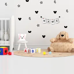 VAH Kya Bat Hai !! 32 Pieces Black Designed 3D Acrylic Wall Sticker-picture-12