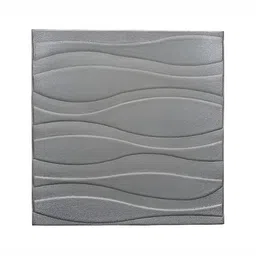 HILOF Grey Geometric 3D Textured Self Adhesive Wallpaper image 3