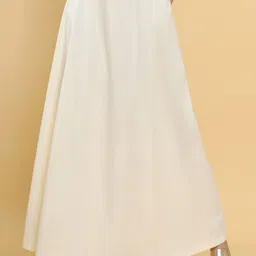 Soch Women Off-White Solid Saree Petticoat-image-7