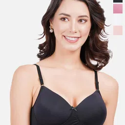 FIMS Pack Of 4 Full Coverage Lightly Padded Everyday Bras With All Day Comfort-picture-15