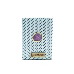 loomsarte Black & White Cotton Fabric Coated Mdf Pen Stand With Agate image 4