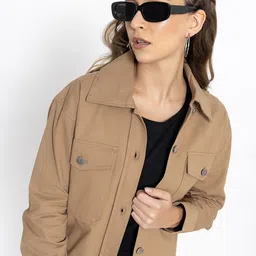 Lounge Dreams Women Lightweight Tailored Jacket with Embroidered image 4